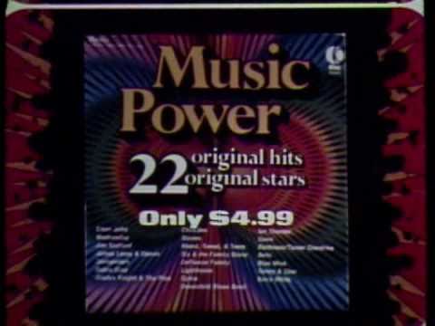 K-tel Records "Music Power" commercial