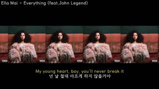 [한글자막] 네가 내 전부라 Ella Mai - Everything(feat. John Legend) 가사 번역