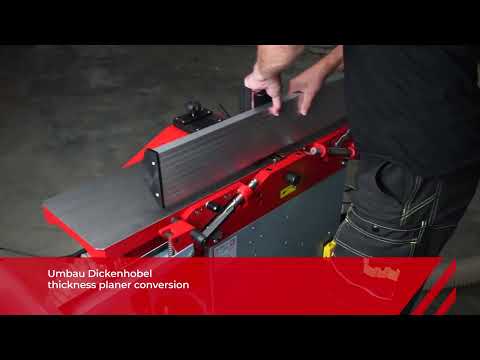 Dégauchisseuse raboteuse 250mm 1500W - HOB260ECO HOLZMANN