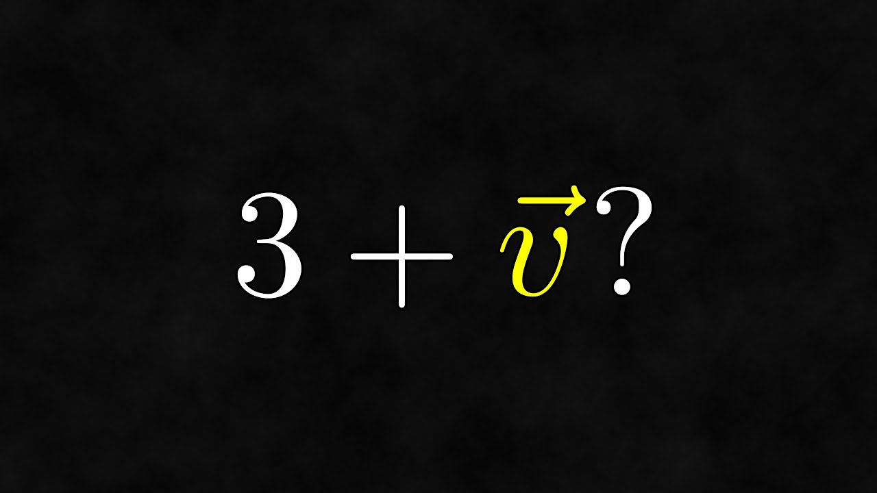 You can add scalars and vectors!  From Zero to Geo 1.11