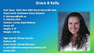 Grace B Kelly 2021 Soccer Highlight Video 2019