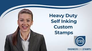Heavy Duty Self-Inking Custom Stamps