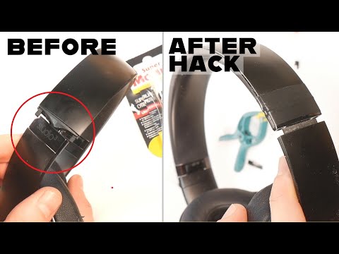 How to Glue Broken Beats Headphones [Soda HACK]