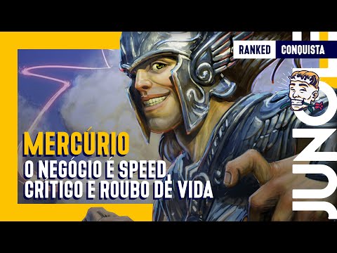 MERCÚRIO JUNGLER - MERCURY SPEED, CRÍTICO E FORJA DE SANGUE - RANKED #SMITE #SMITEPS4 #SMITEBRASIL
