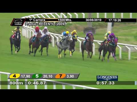 30/08/2019 – Hipodromo Maroñas – Carr 1 – RELENTO (2009)
