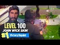MAX LEVEL "John Wick" OUTFIT in Fortnite: Battle Royale (LEVEL 100!!) MAX LEVEL "John Wick" OUTFIT in Fortnite: Battle Royale (LEVEL 100!!)