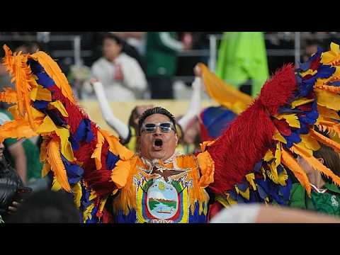 Video Thumbnail: Mexico fans celebrate World Cup win over Ecuador