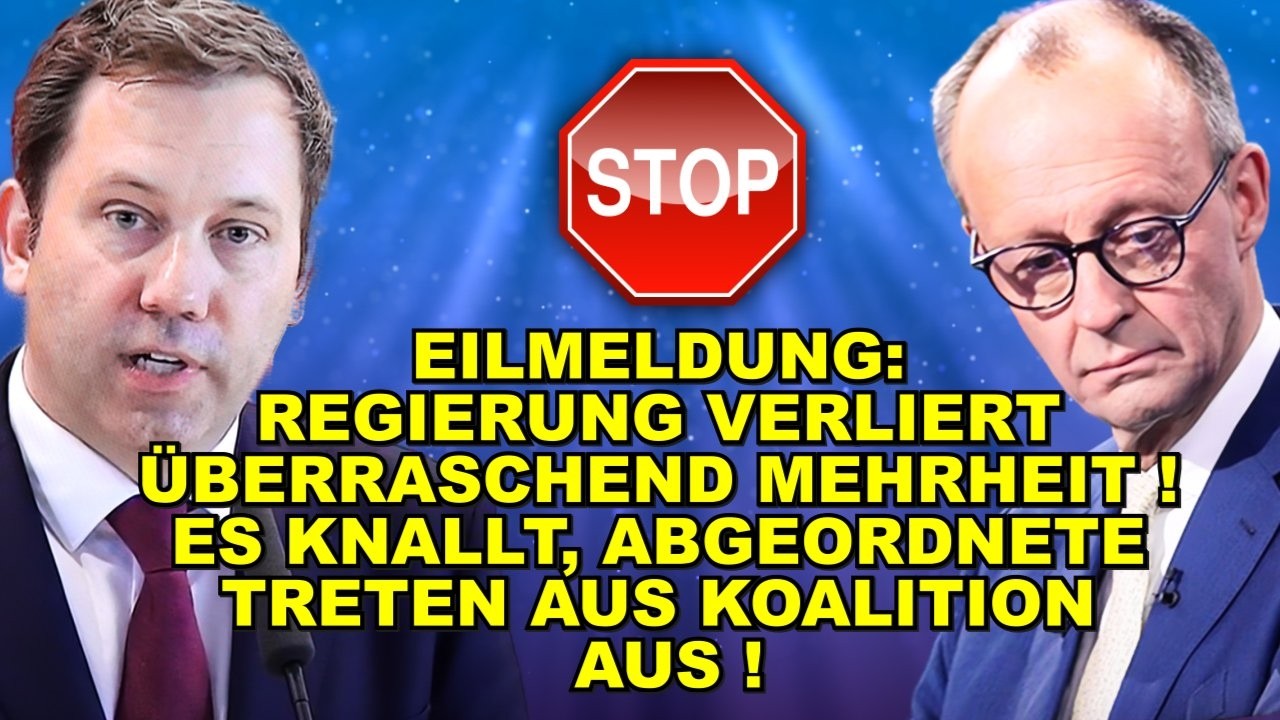 EIL: Regierung VERLIERT MEHRHEIT!