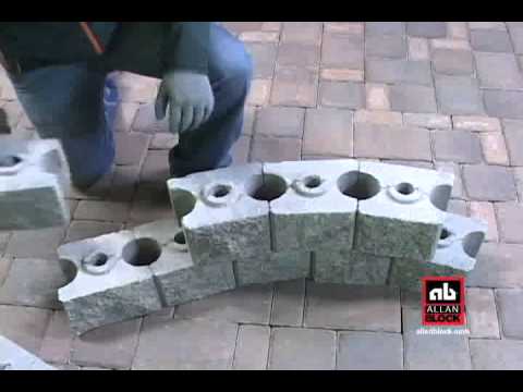 How to Build Serpentine Patio Walls