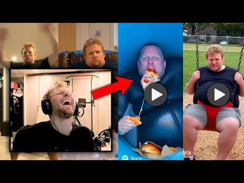 Quin in TEARS reacting to Chat’s Sora 2 videos (again)