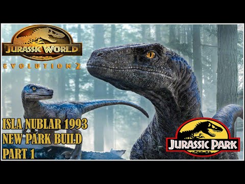 Isla Nublar 1993 Park Build [PART 1] All 47 Herbivores | Jurassic World Evolution 2 PC Gameplay