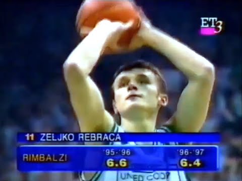 KORAC CUP: 1997 semi-finals - Benetton Treviso vs Aris (2nd leg, OT)