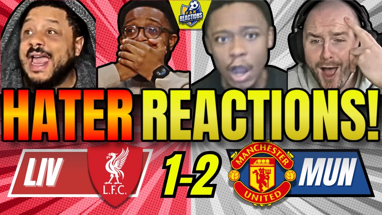 LIVERPOOL & MAN UTD’S RIVALS REACTIONS TO LIVERPOOL 1-2 MAN UTD! PREMIER LEAGUE FAN REACTIONS