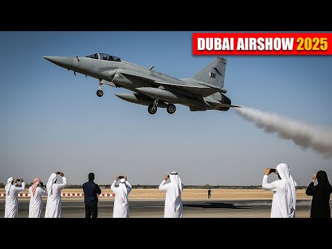 Dubai Airshow 2025 Fighter Jet Comparison – Pakistan JF-17, India Tejas, USA F-35, China J-10CE