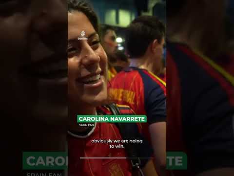 Spain fans bring the party to New York before World Cup final