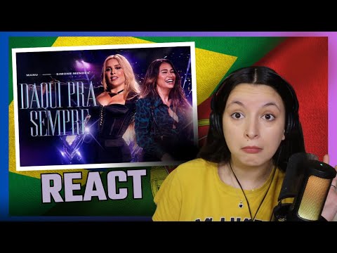 PORTUGUESA REAGINDO A Manu Bahtidão, Simone Mendes - Daqui Pra Sempre