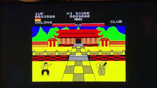 Yie Ar Kung Fu Zx Spectrum gameplay on the Spectrum, got the cassette last week👍😎🍺.
