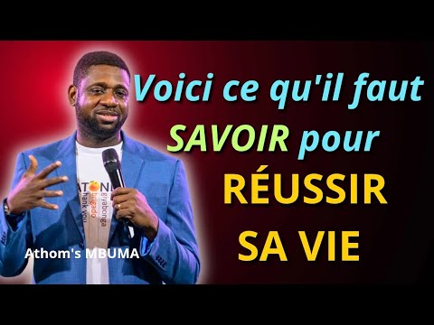 Réussir sa vie, le secret révélé ! - Athom's MBUMA #motivation #conseil #viechrétienne #réussite