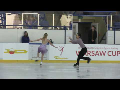 10 Holly HARRIS : Jason CHAN AUS FD ISU CSPOL2019 Warsaw Cup