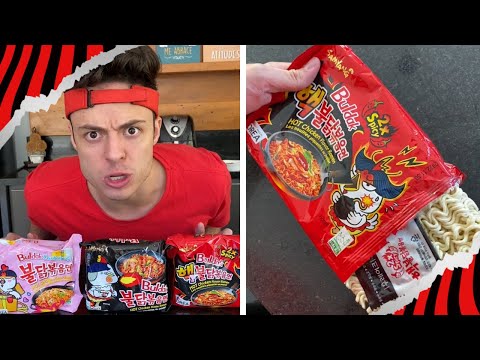 EXPERIMENTEI OS MIOJOS MAIS APIMENTADOS DO MUNDO #shorts