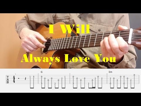 I Will Always Love You (fingerstyle) - Dolly Parton
