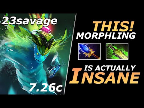 PUB STARS - High Quality Pro Matches - 23savage - MORPHLING - Mid Lane |- Dota 2 (7.26c)