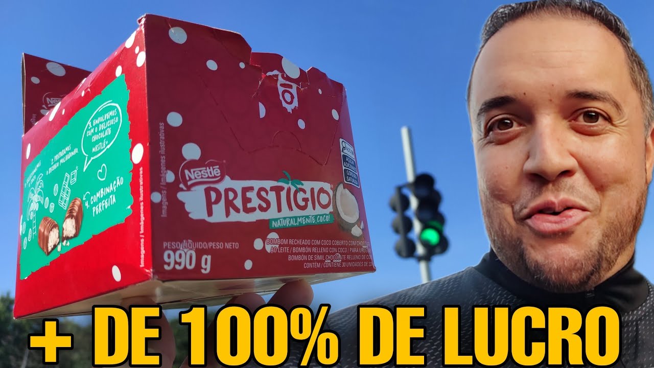 VENDENDO PRESTÍGIO NA RUA EM 2024 - COMO VENDER CHOCOLATE NO SINAL