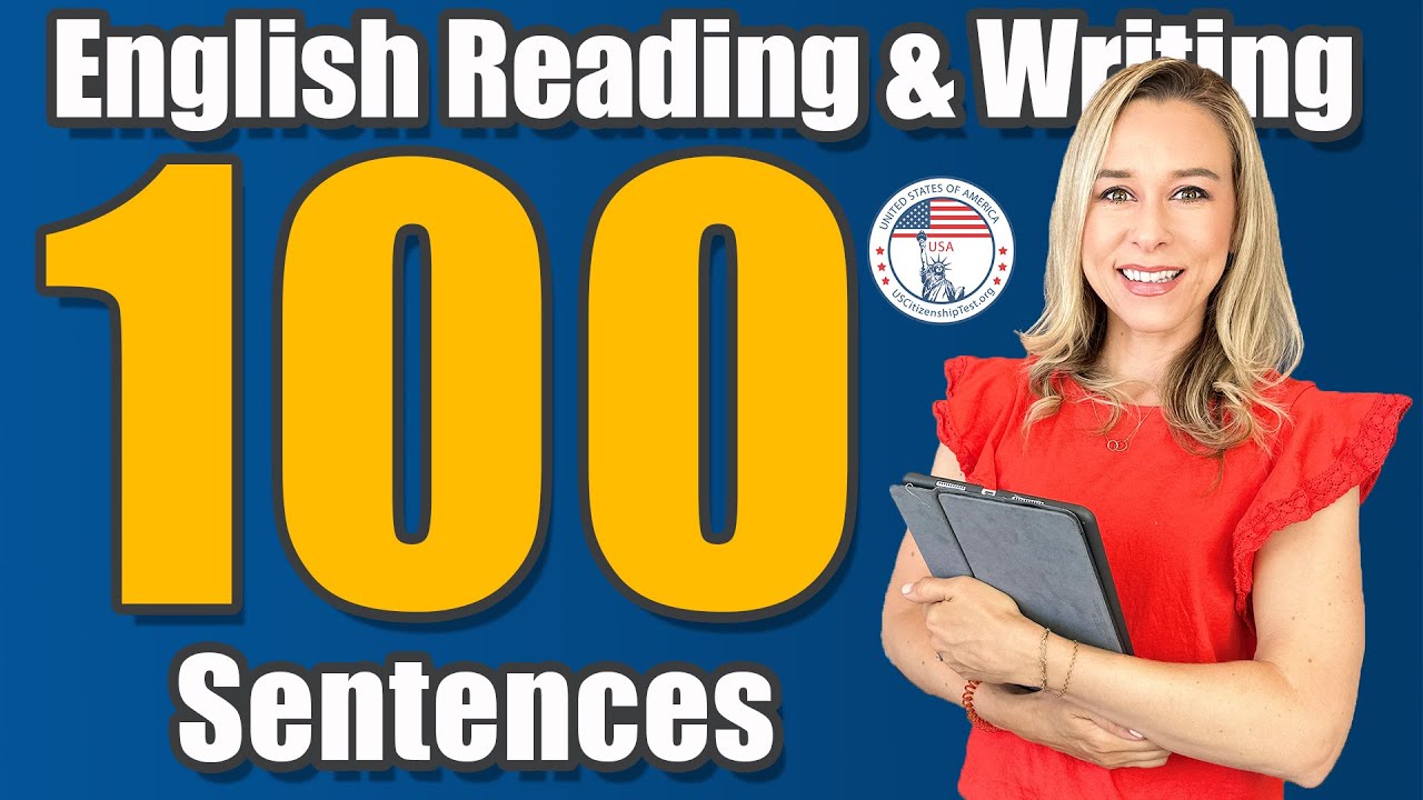 2026 N400 English Reading and Writing Test Sentences | US Citizenship Interview