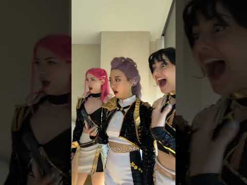 Baby saja ???? | Baby saja & Huntrix | #kpopdemonhunters #rumi #mira #zoey #babysaja #ytshorts #cosplay