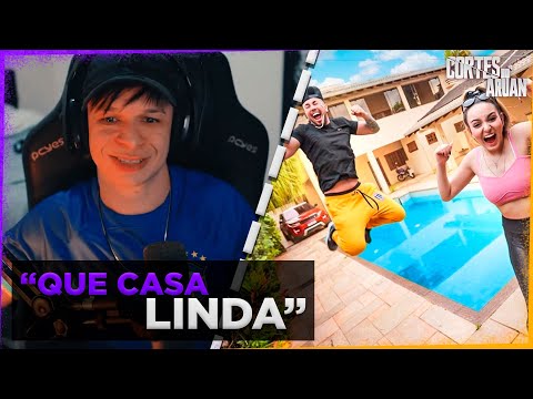 ARUAN REAGE A ACHEEII A CASA NOVA DA MINHA MÃE !! 🔥🏠 (LEO DA HORNET) - Cortes do Aruan