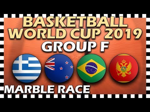 World Cup Basketball 2019 FIBA - Group F - Marble Race Algodoo