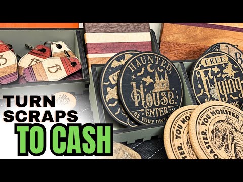 Creality Falcon A1 Pro- Scrap Wood DIY Laser Project Ideas