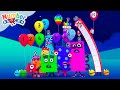 1 Hour of Addition | Learn to count - Level 1 | Number Cartoon for Kids | @Numberblocks