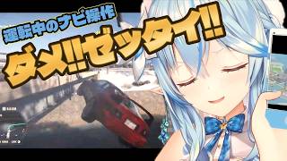 【＃雪花ラミィ切り抜き】車の運転中にカーナビ操作をしてはイケナイという動画