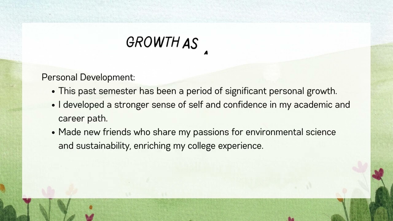 Capstone Reflection Digital Story