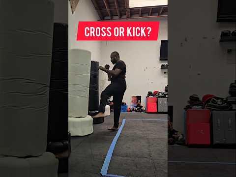 Why The Cross And Roundhouse Kick Make The Perfect Feint #kickboxing #mma #shorts