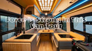 Lightsaber in a Van? JEDI Camping in this Star Wars Themed Van Build
