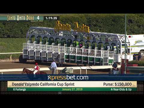 Donald Valpredo California Cup Sprint 01/27/18