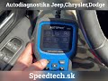 Autodiagnostika - Jeep / Chrysler / Dodge / OBD II (v češtine) - Video Youtube
