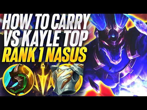 Rank 1 Nasus Shows you how to Smurf On Kayle Toplane! | Carnarius | League of Legends