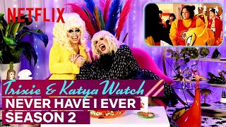 Drag Queens Trixie Mattel &amp; Katya React to Never Have I Ever Season 2 | I Like to Watch | Netflix
