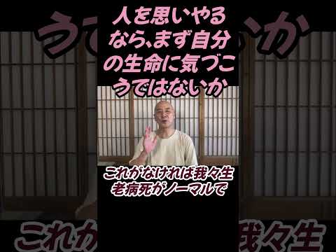 仏教学科 人を思いやるなら、瞑想で自分の生命に気づこうではないか#切り抜き＃ヨガ＃健康#仏教＃瞑想＃マインドフルネス