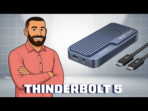 ACASIS 80Gbps M.2 NVMe SSD Enclosure, with Cooling Fan