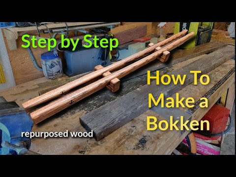 Woodworking a Hand-Carved Bokken | Heaven & Earth Kanji