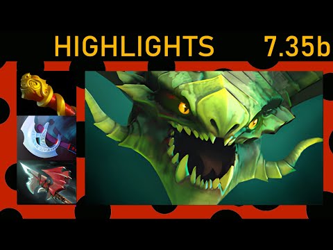 ⭐Viper 20+ Kills! Offlane Highlights 7.35b - Dota 2 Top MMR