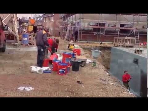 Abdichtung eines Neubaukellers mit Multibaudicht 2 K von Remmers