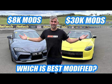 Modified Nissan Z vs Supra - Which Is Best Japanese RWD Sports Car for Enthusiasts?  Track Battle!