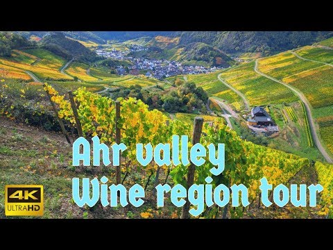 Ahr Valley / Ahrtal : Wine region bike tour Impressions in Germany (4K English Guide)