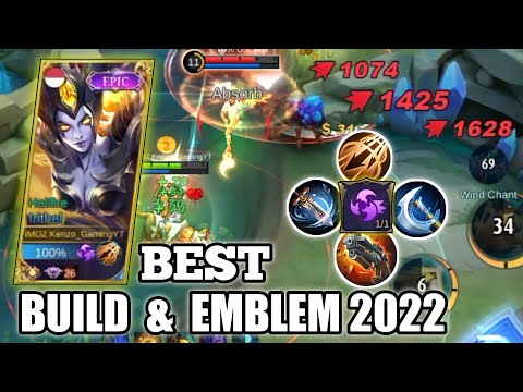 IRITHEL BEST BUILD AND EMBLEM 2022 NEW UPDATE |  AUTO WIN [TOP GLOBAL IRITHEL] MLBB