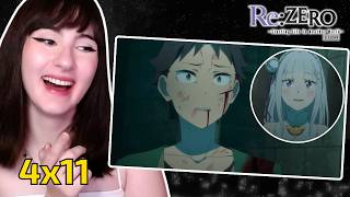 REACT RE:ZERO 4x11 - Re:Zero - Começando a vida em outro mundo